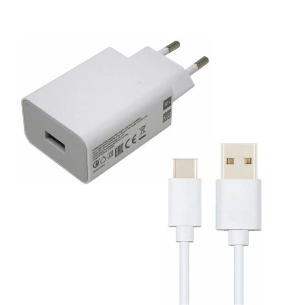 شارژر دیواری  مدل MDY-10-EF به همراه کابل تبدیل USB-C 