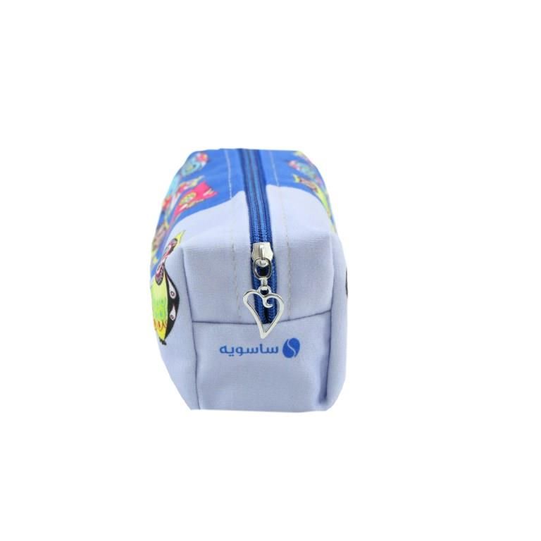 کیف لوازم آرایش دخترانه ساسویه مدل جغد کد 022 مجموعه 3 عددی -  - 7
