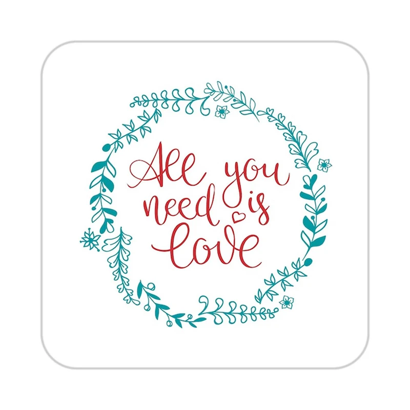 زیر لیوانی کاکتی طرح عاشقانه مدل mp38238