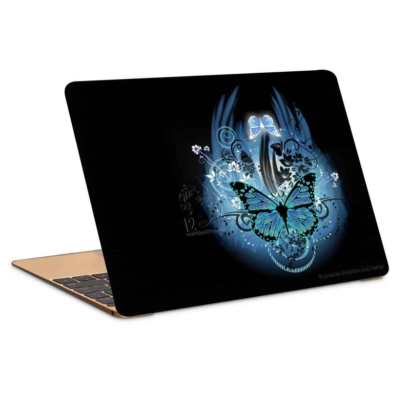 استیکر لپ تاپ طرح Butterflies-29کد P-694 مناسب برای لپ تاپ 15.6 اینچ