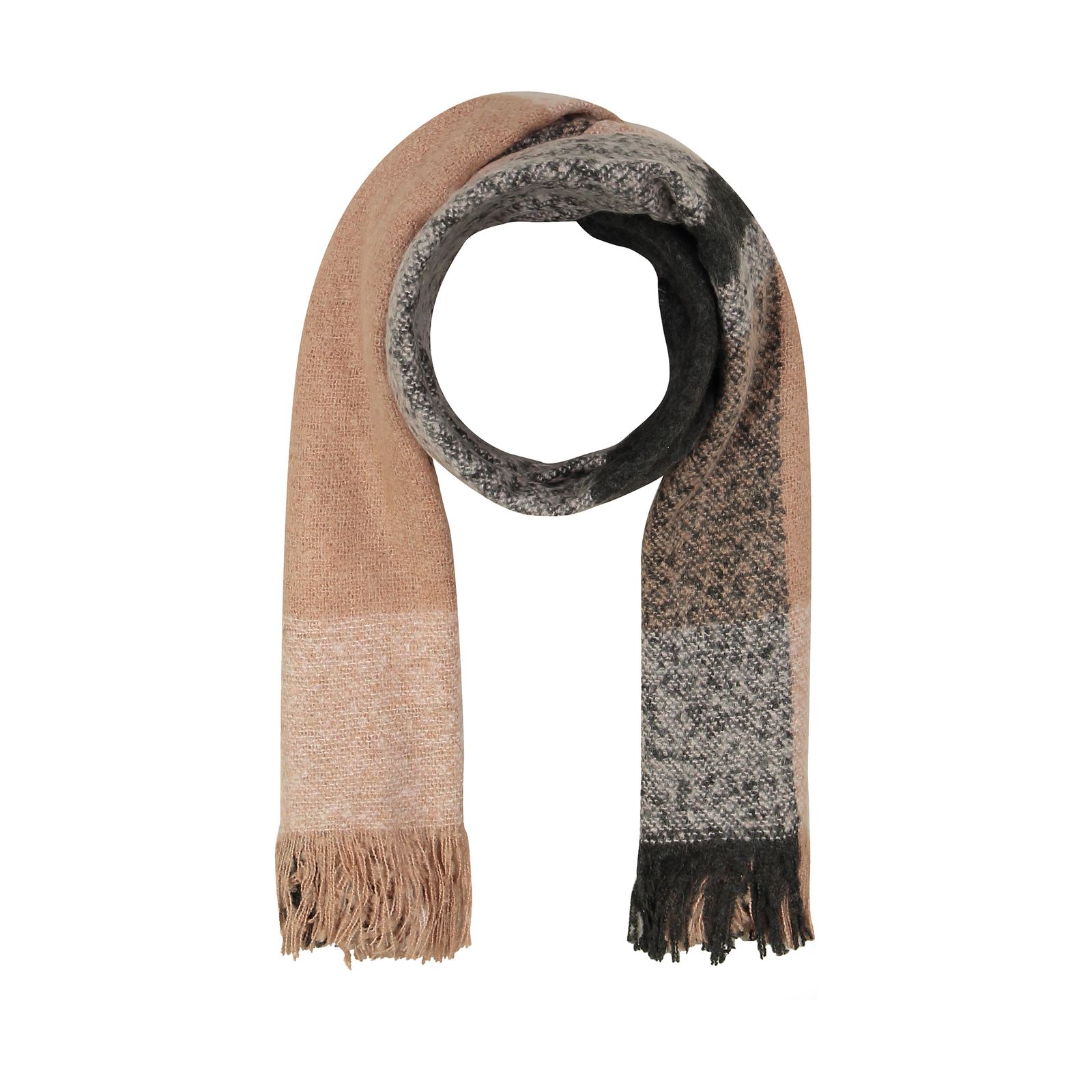 شال بافتنی زنانه ال سی وایکیکی مدل 8W2099Z8 EXS - - 1