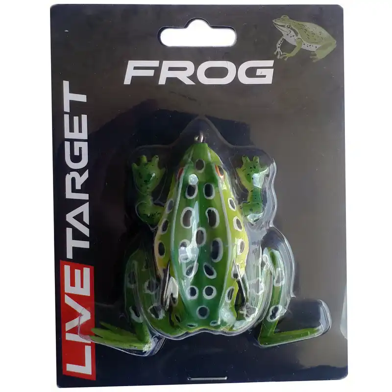 طعمه ماهیگیری لایو تارگت مدل قورباغه مصنوعی ژله ای GW