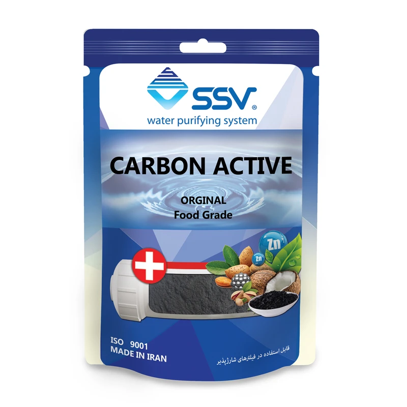 فیلتر دستگاه تصفیه آب اس اس وی مدل Carbon active وزن 140 گرم