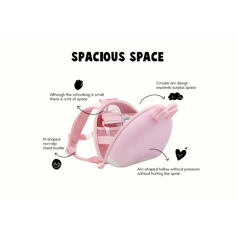 کوله پشتی بچگانه زوی زویی مدل  Pink Fruit Series  کد B8  -  - 2