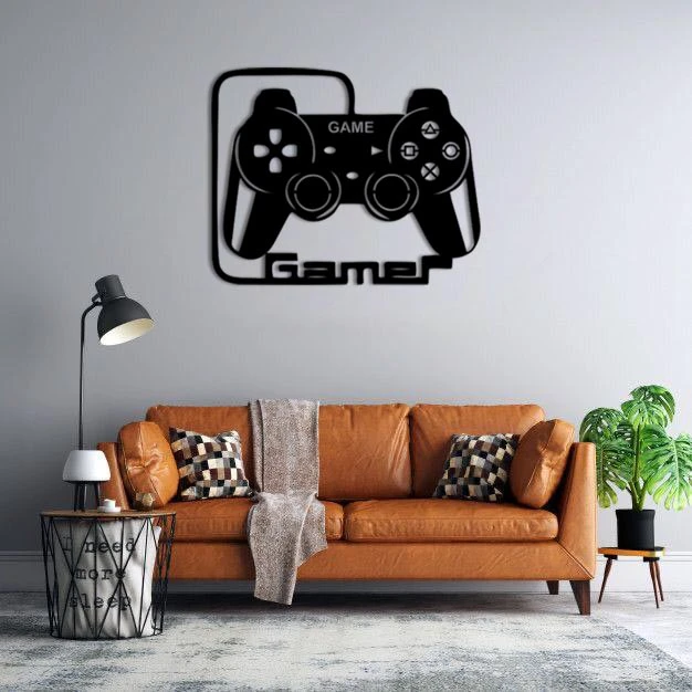 استیکر دیواری طرح gamer