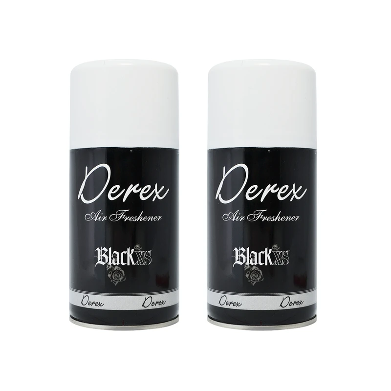 اسپری خوشبو کننده هوا دریکس مدل Black XS حجم 260 میلی لیتر مجموعه ۲ عددی