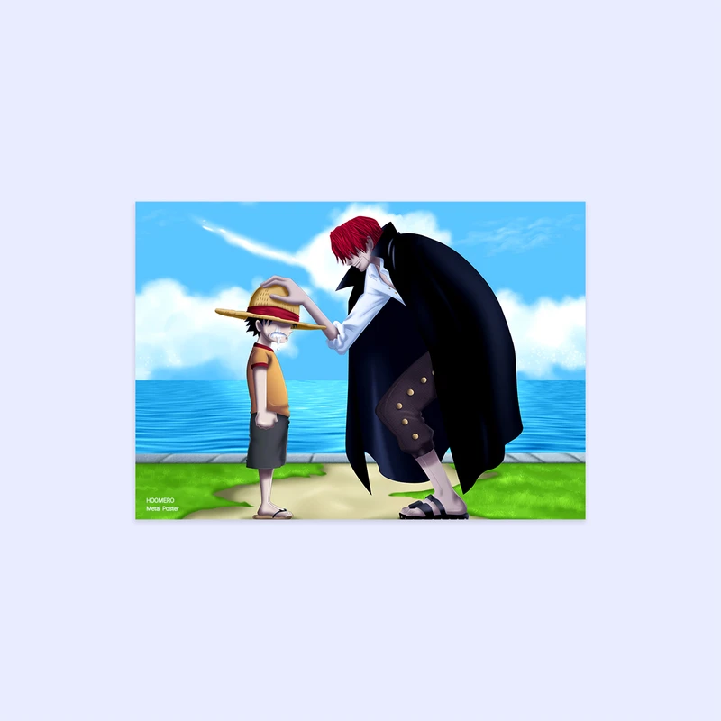 پوستر هومرو مدل فلزی طرح انیمه وان پیس کد PS1338