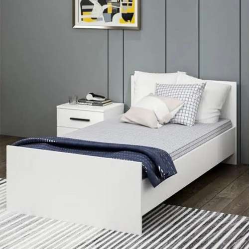 تخت خواب ام دی اف یک نفره مدل S-619 سایز 200×90 سانتی متر 