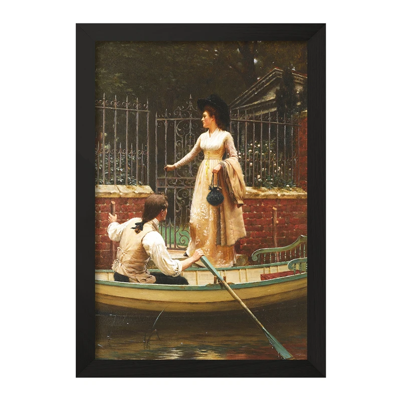 تابلو خندالو مدل نقاشی فرار اثر ادموند بلر لیتون کد F12470