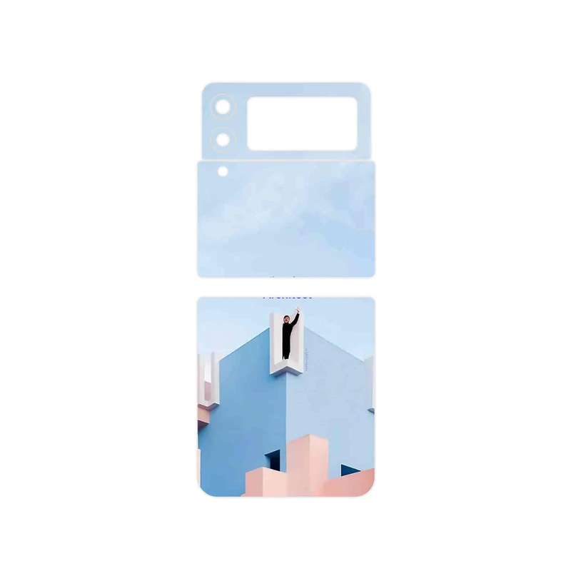 برچسب پوششی ماهوت مدل Architecture مناسب برای گوشی موبایل سامسونگ Galaxy Z Flip3 5G