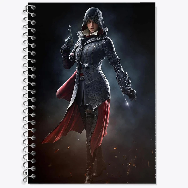 دفتر لغت 50 برگ خندالو مدل بازی اساسینز کرید Assassins Creed کد 27912