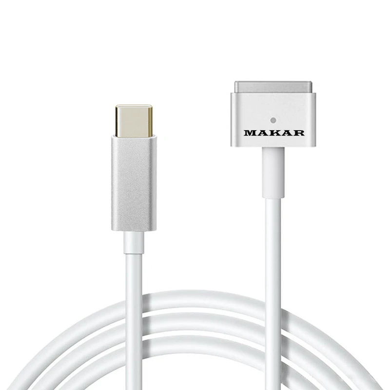 کابل شارژ مک بوک‌ USB-C to MagSafe2 ماکار مدل MK-Mag2 طول دو متر