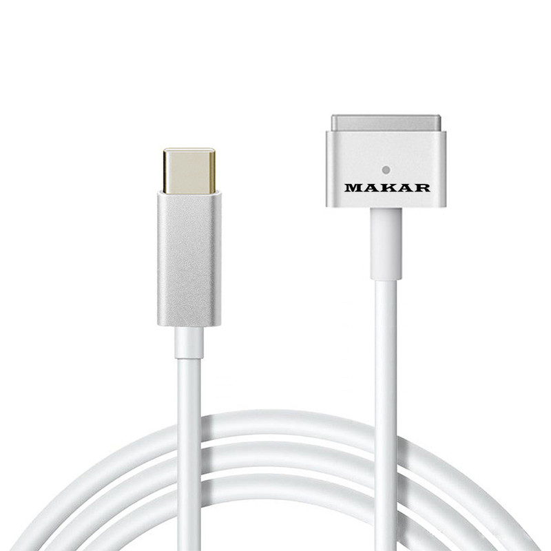 کابل شارژ مک بوک USB-C to MagSafe2 ماکار مدل MK-Mag2 طول دو متر
