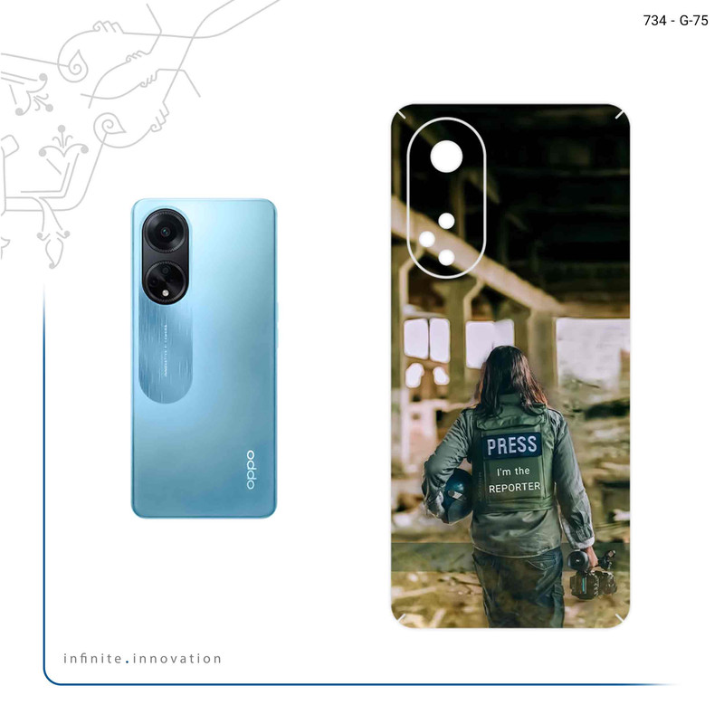 برچسب پوششی ماهوت مدل Reporter مناسب برای گوشی موبایل اپو A98