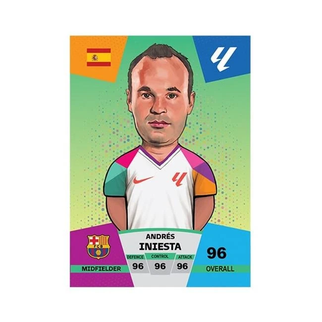 اسباب بازی زینتی کیمدی مدل آندرس اینیستا ۲۰۲۴ پریمیوم لالیگا 