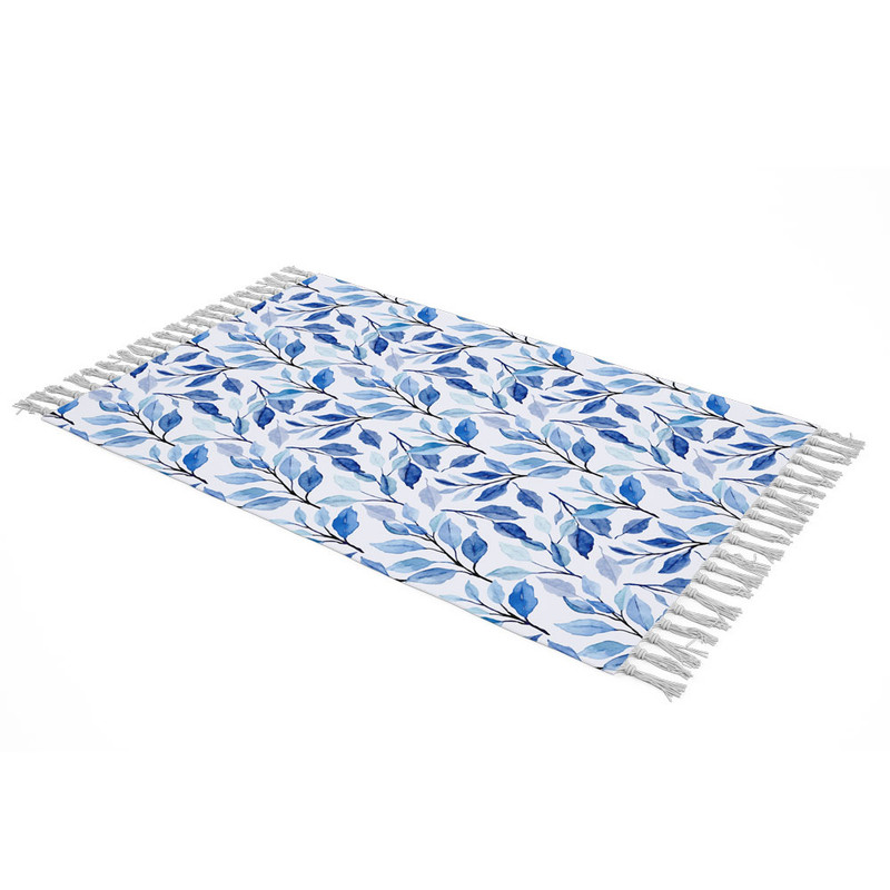 شال مبل مدل گل رونده کد F2SH1068 سایز 100x180 سانتی متر