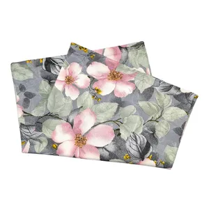 ملحفه پلی کتان مدل نسترن یک نفره، دو نفره سایز 210x190 سانتی‌متر