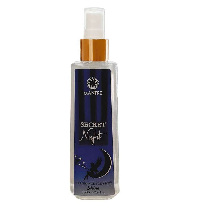 بادی اسپلش زنانه مانتره مدل SECRET Nightحجم 225 میلی لیتر بادی اسپلش زنانه مانتره مدل SECRET Nightحجم 225 میلی لیتر