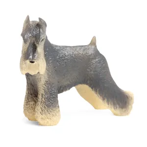 فیگور مدل سگ اشناوزر طرح Schnauzer کد DO955-2 ارتفاع 7.5 سانتی متر