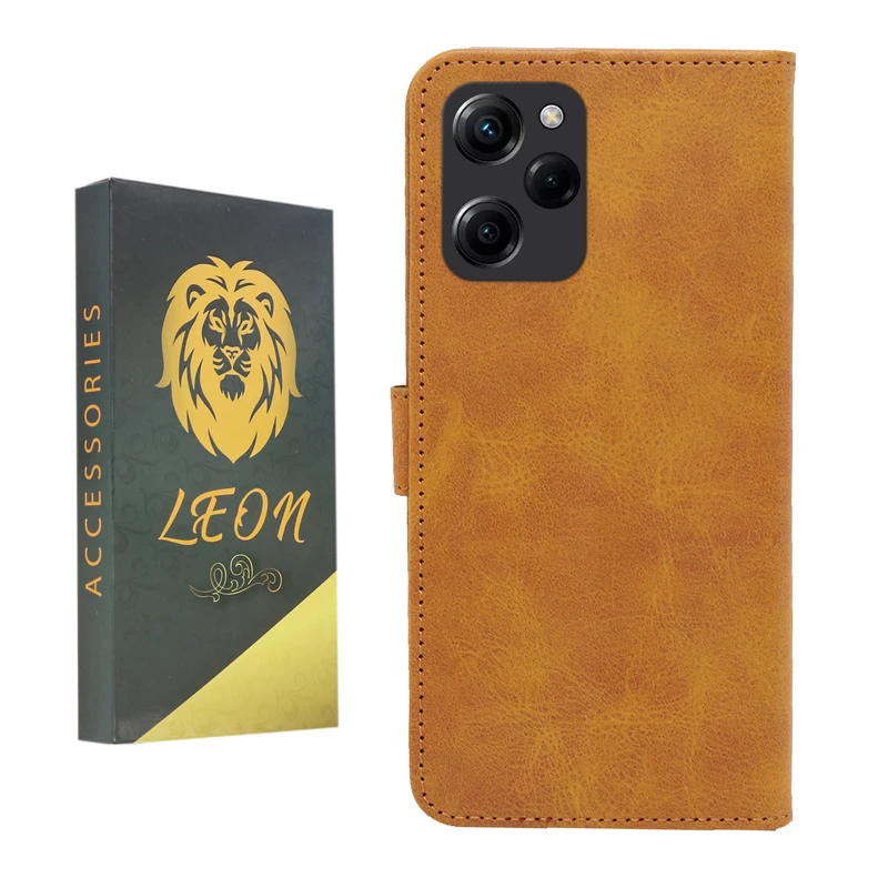 کیف کلاسوری لئون مدل Bersa مناسب برای گوشی موبایل شیائومی Poco X5 Pro