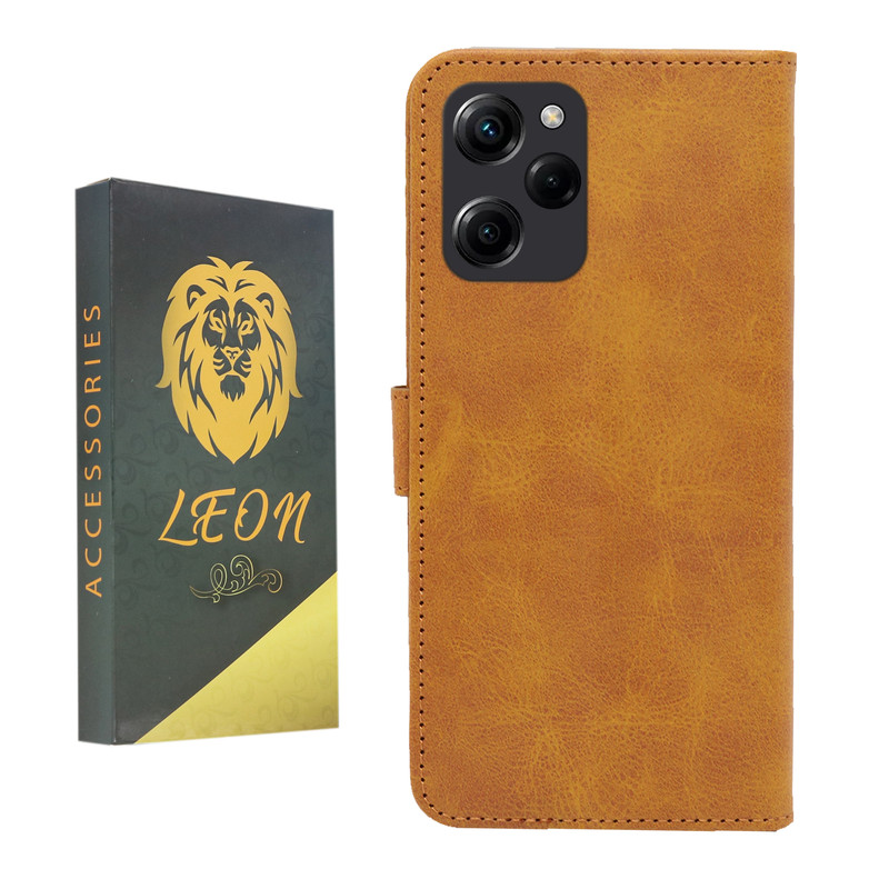 کیف کلاسوری لئون مدل Bersa مناسب برای گوشی موبایل شیائومی Poco X5 Pro