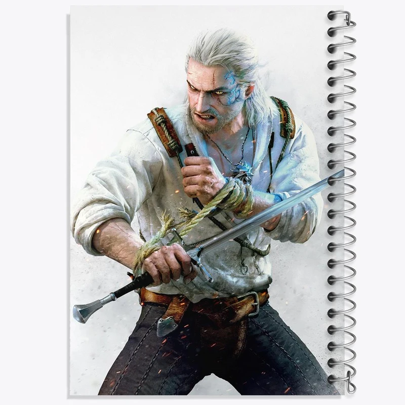 دفتر لیست خرید 50 برگ خندالو طرح ویچر The witcher کد 30938