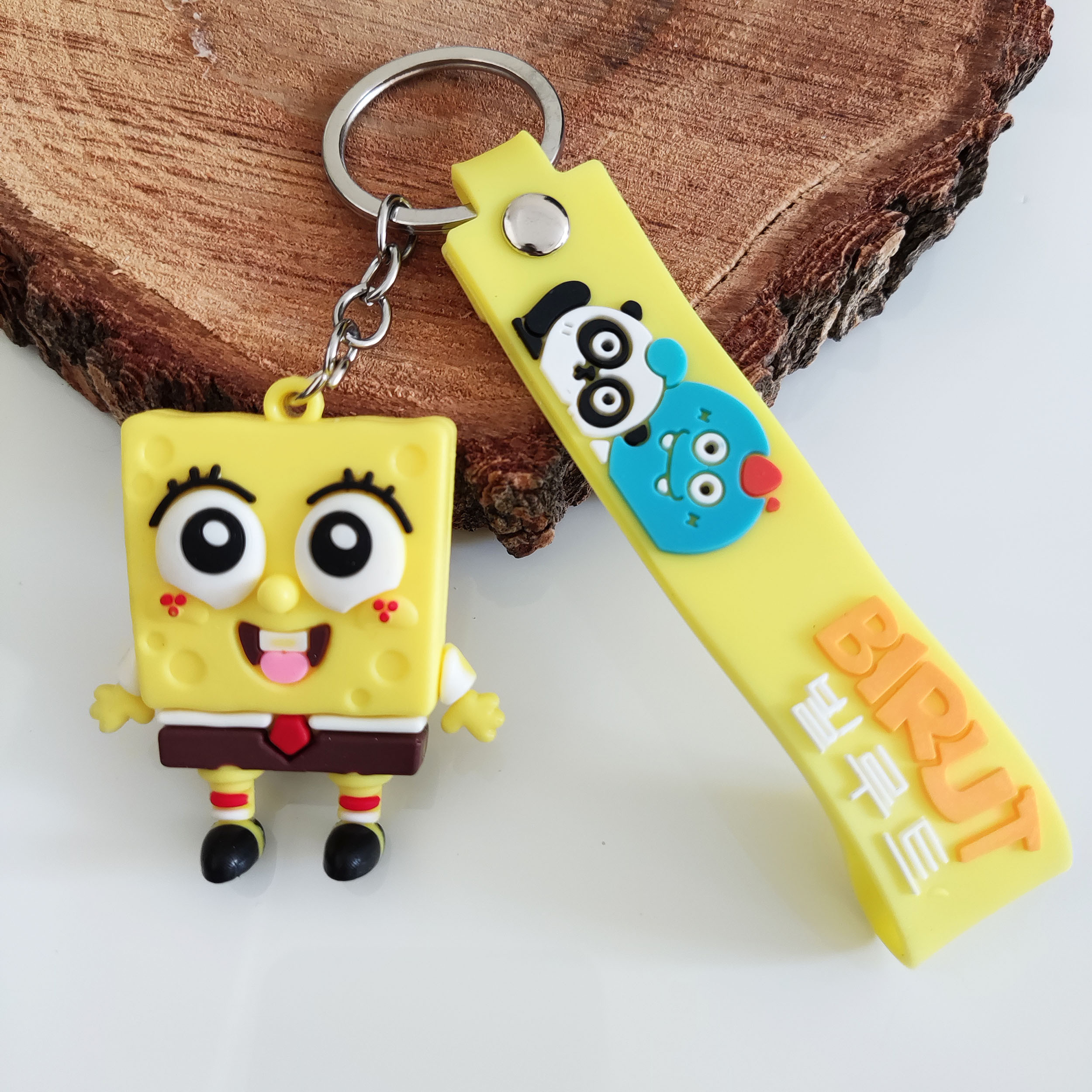 جاکلیدی مدل سیلیکونی طرح باب اسفنجی و دوستان کد DB21