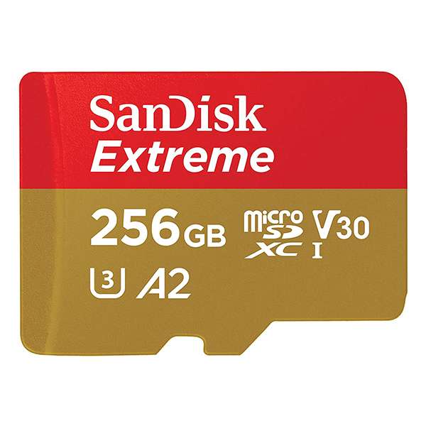 کارت حافظه microSDXC سن دیسک مدل Extreme کلاس A2 استاندارد UHS-I U3 سرعت 160MBps ظرفیت 256 گیگابایت