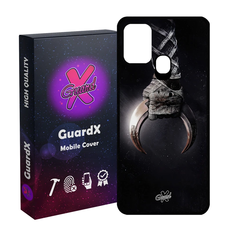 کاور گارد ایکس طرح شوالیه ماه مدل Glass10451 مناسب برای گوشی موبایل سامسونگ Galaxy M31 / M31 Prime / F41