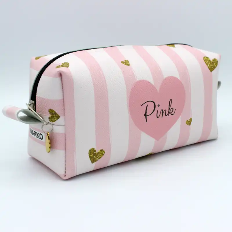 کیف لوازم آرایش زنانه مدل قلب کد IDM 564