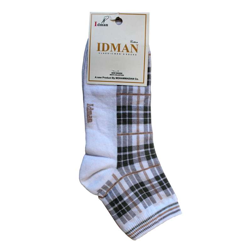 جوراب مدل چهارخانه ایدمان کد IdLW03