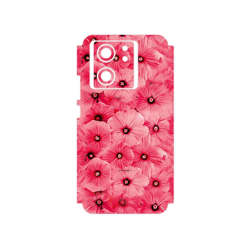 برچسب پوششی ماهوت مدل Pink_Flower مناسب برای گوشی موبایل شیائومی 13T Pro