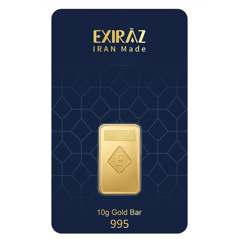شمش طلا 24 عیار اکسیراز مدل 10G