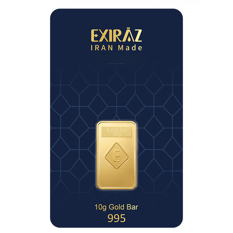 شمش طلا 24 عیار اکسیراز مدل 10G