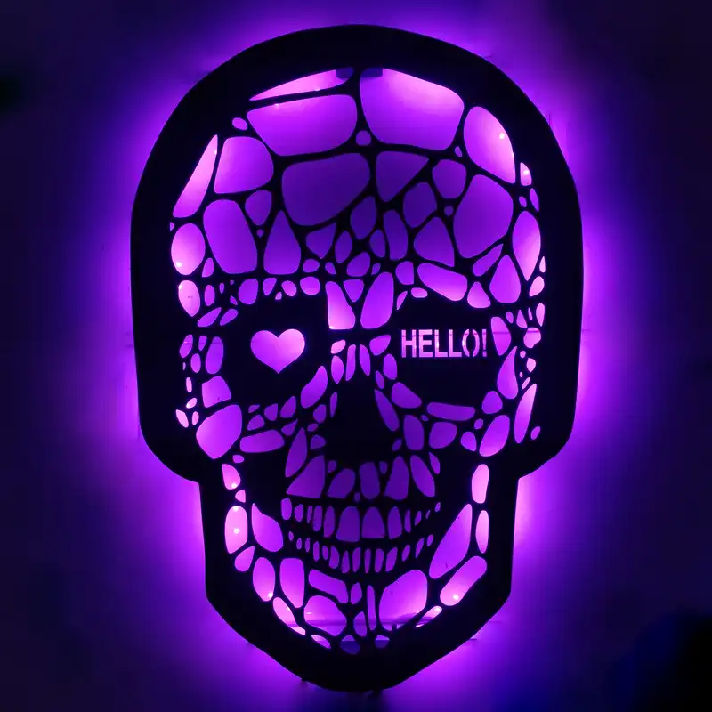 چراغ خواب مدل اسکلت ریموت دار