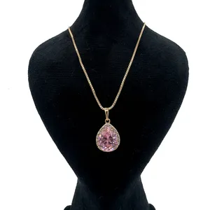 گردنبند زنانه ژوپینگ مدل نگین