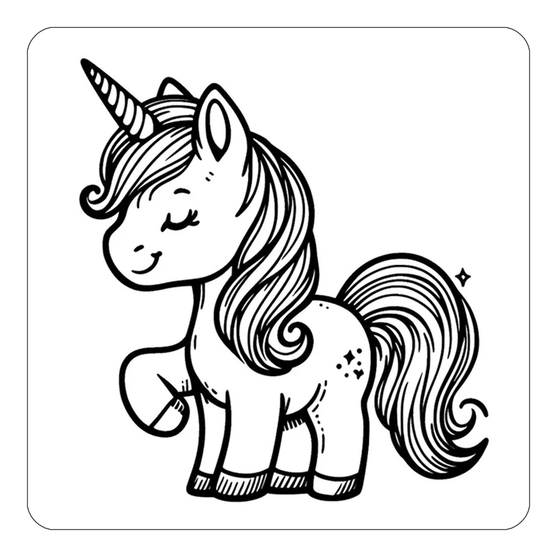 مگنت کاکتی طرح اسب تک شاخ و یونیکورن مدل mp31416