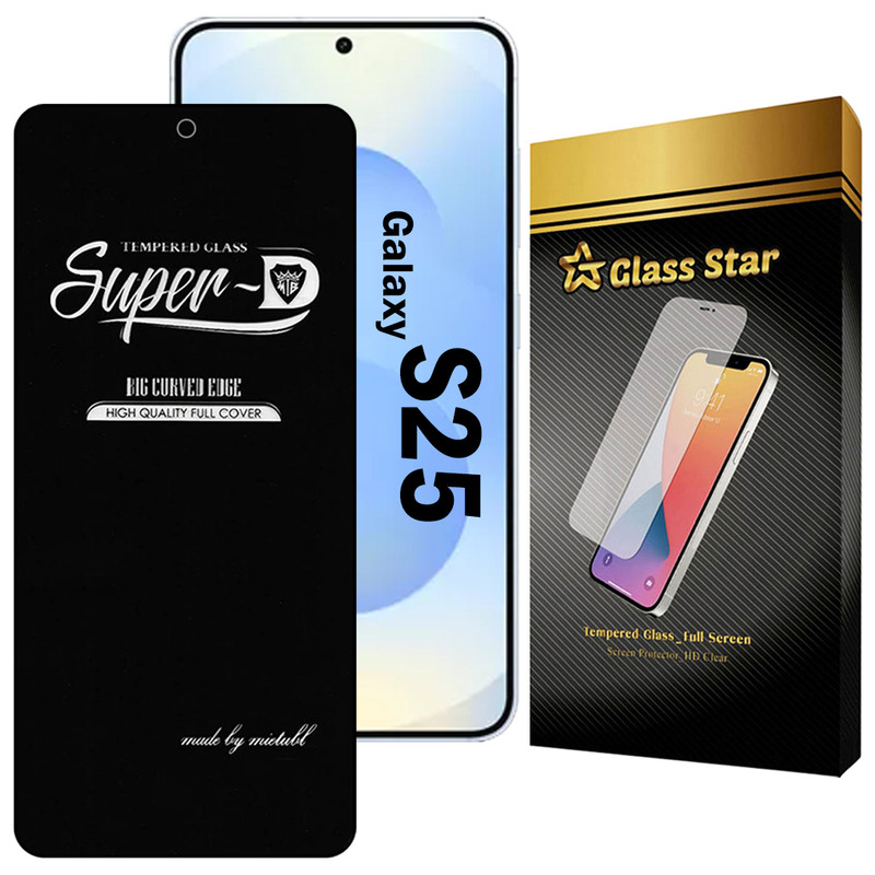 محافظ صفحه نمایش گلس استار مدل SUPERDNS مناسب برای گوشی موبایل سامسونگ Galaxy S25 5G