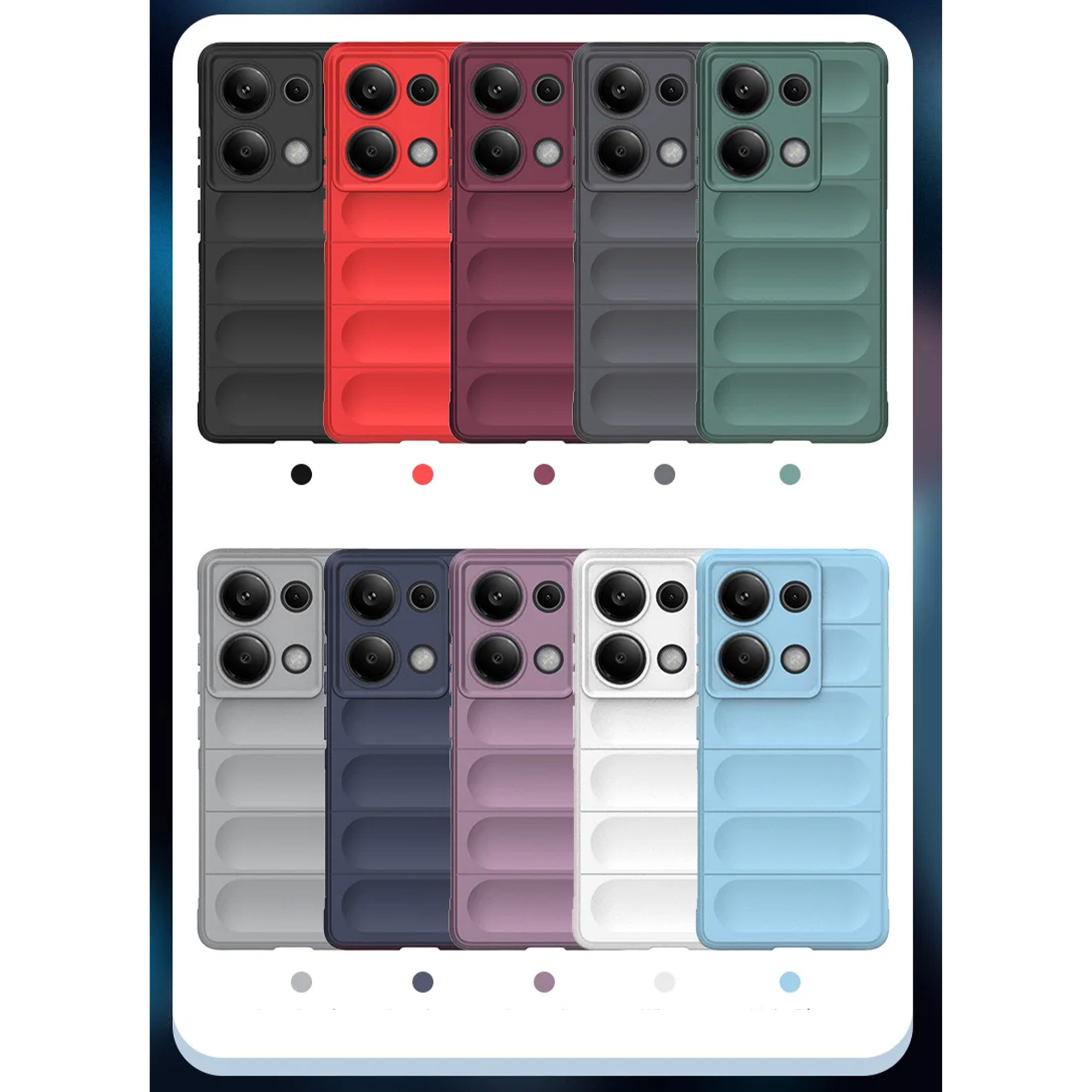 کاور سامورایی مدل Uflax مناسب برای گوشی موبایل شیائومی Redmi Note 13 Pro 4G / Poco M6 Pro