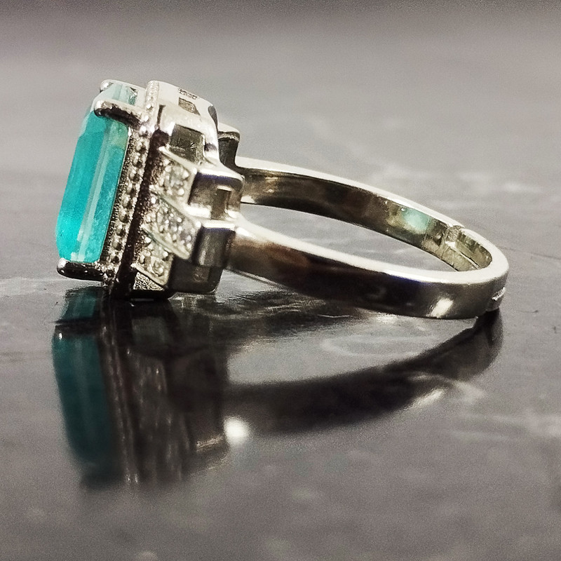 انگشتر نقره زنانه سلین کالا مدل توپاز کد D-4