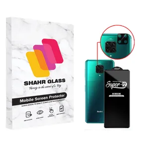 محافظ لنز دوربین شهر گلس مدل 2SFA مناسب برای گوشی موبایل شیائومی Redmi Note 9 Pro به همراه محافظ صفحه نمایش