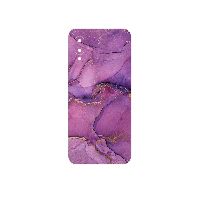برچسب پوششی ماهوت مدل Purple Marble مناسب برای گوشی موبایل سامسونگ Galaxy M02