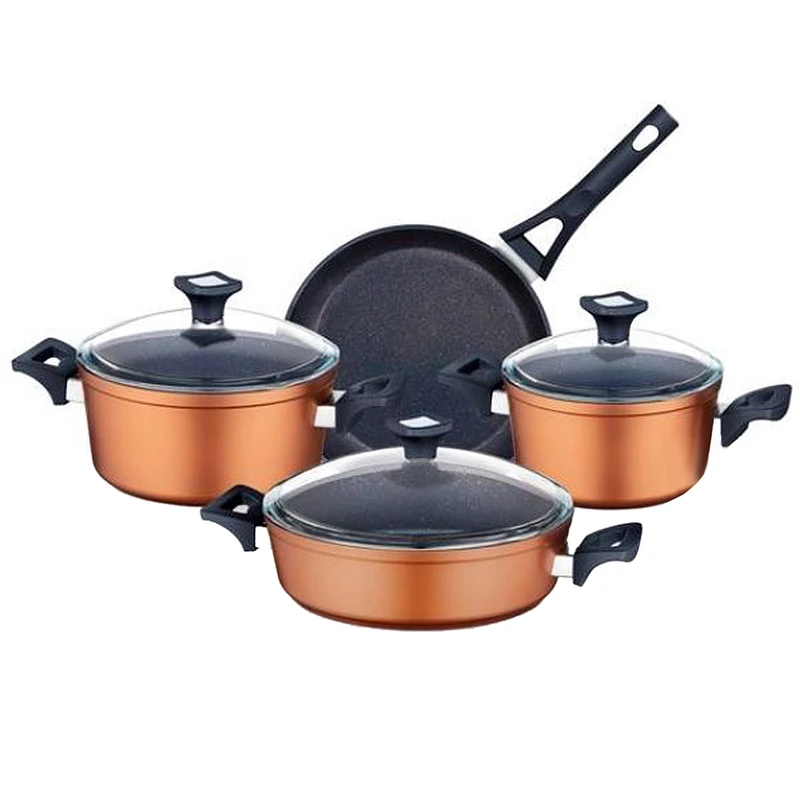 سرویس قابلمه 7 پارچه مادام کوکو مدل Chef Granite look