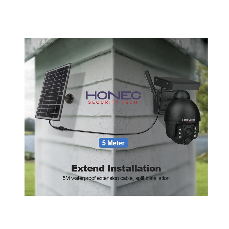 دوربین مداربسته تحت شبکه هونک مدل خورشیدی HN-S558-4G-BLK