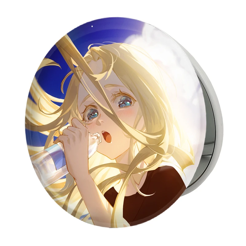 آینه جیبی خندالو طرح اوشیو انیمه سامرتایم رندرینگ مدل تاشو کد 24242 