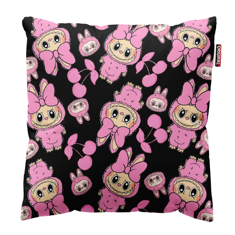   کوسن پاد آفرین طرح لبوبو سایز 30*30 سانتی متر کد 206