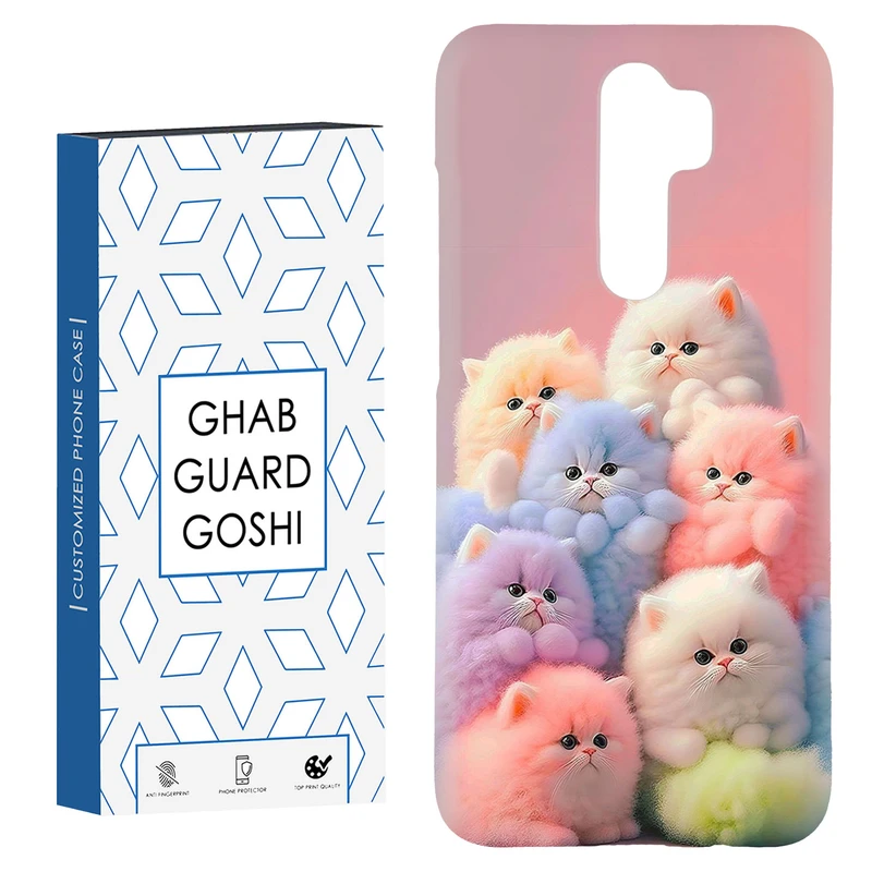 کاور قاب گارد گوشی طرح پیشی کد Dimo-361 مناسب برای گوشی موبایل شیائومی Redmi 9 / Redmi 9 Prime