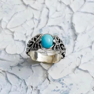 انگشتر نقره زنانه مدل في1