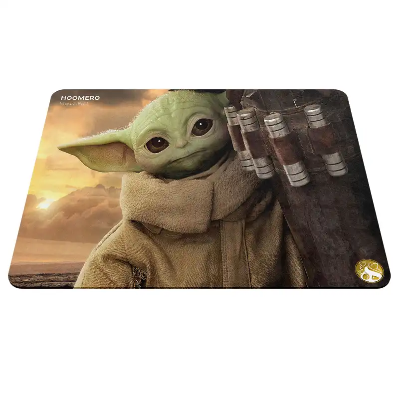 ماوس پد هومرو مدل A7905 طرح ماندالوریان بیبی یودا