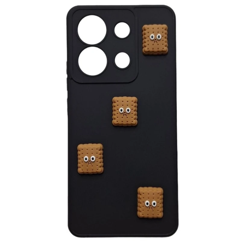 کاور طرح بیسکویت برجسته مدل Note13pro مناسب برای گوشی موبایل شیائومی Redmi Note 13 Pro 4G